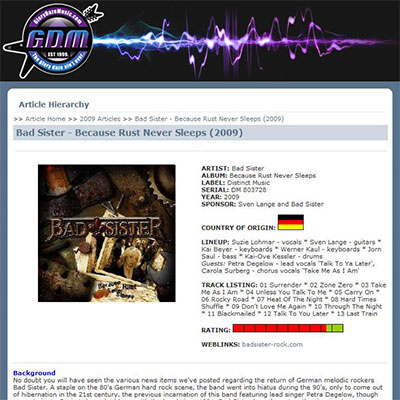 Review Glory Daze (Australia)